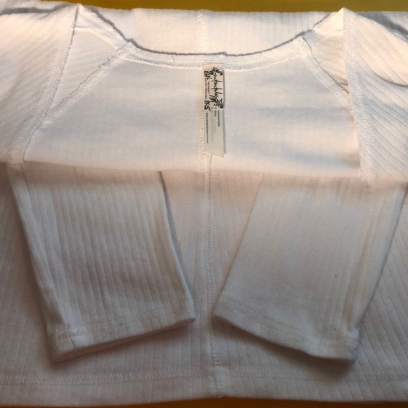 🟠 free people 🟠 scoop neck long sleeve T-shirt - Picture 4 of 9